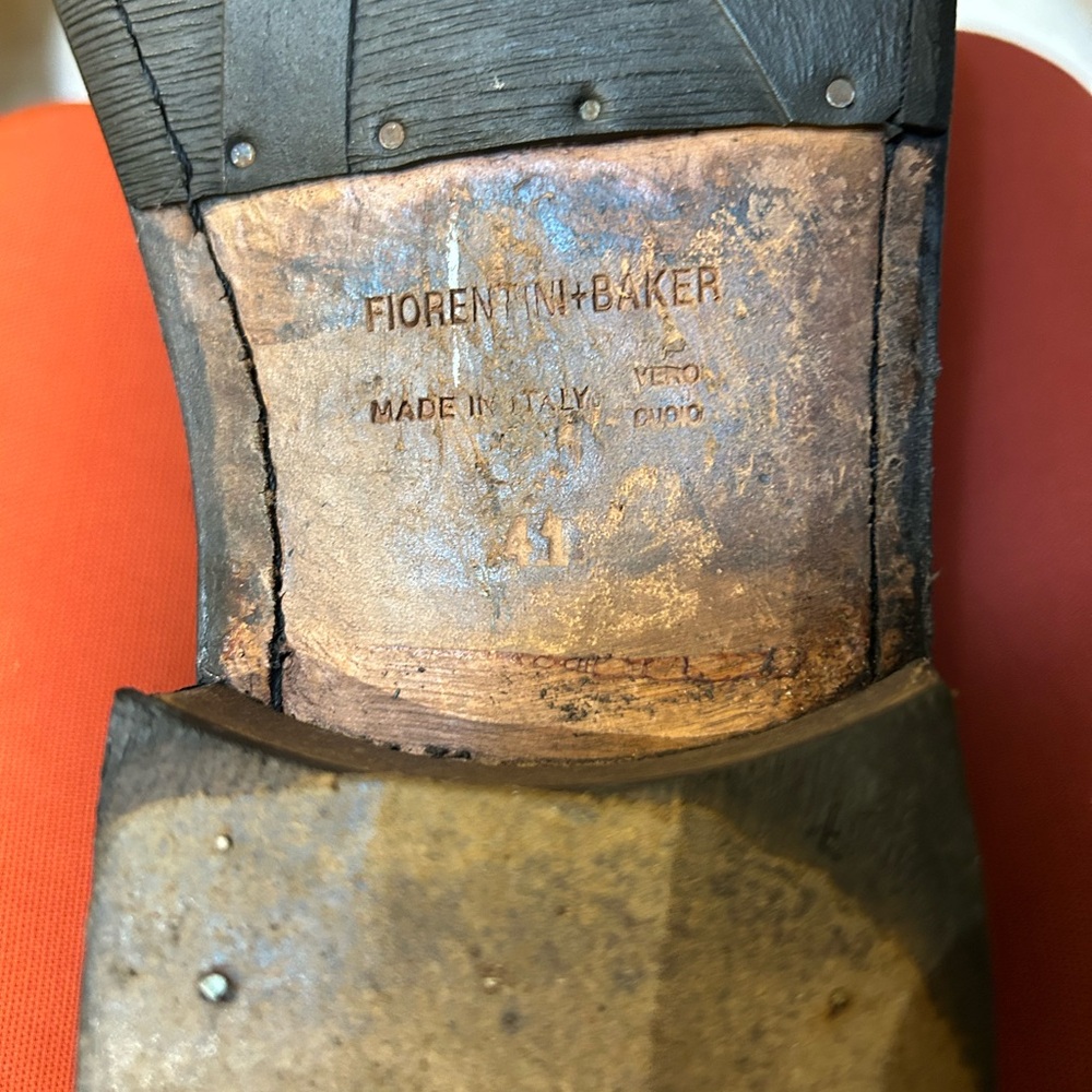 Florentine & baker leather boots. Unisex, hardly worn, women size 10 😍🤩 🔥, - Picture 8 of 8